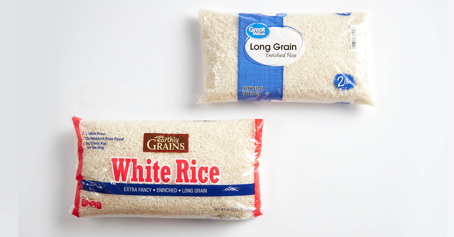 Aldi vs Walmart White Rice