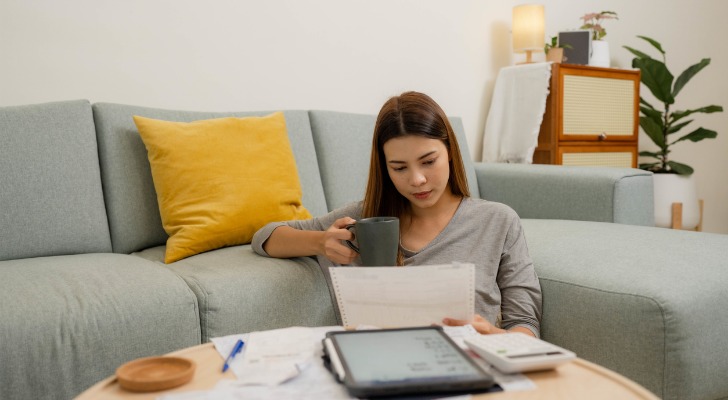 A taxpayer filing a tax extension.