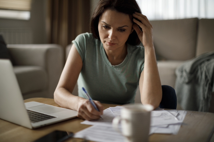 A homeowner deciding whether she should take a 401(k) loan for a home improvement.